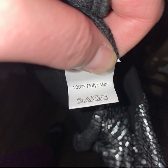 Shein Curve Womens Snakeskin Metallic Long Sleeve Full Zip Jacket Silver 4XL - Picture 9 of 10